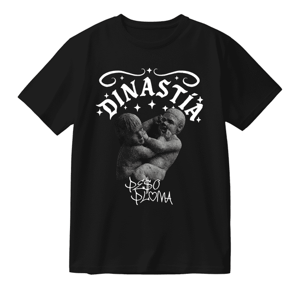 Peso Pluma DINASTÍA Album Merch Print Cotton T-Shirt – Unisex Short Sleeve Fashion Tee, Casual Streetwear Top for Music Fans Support