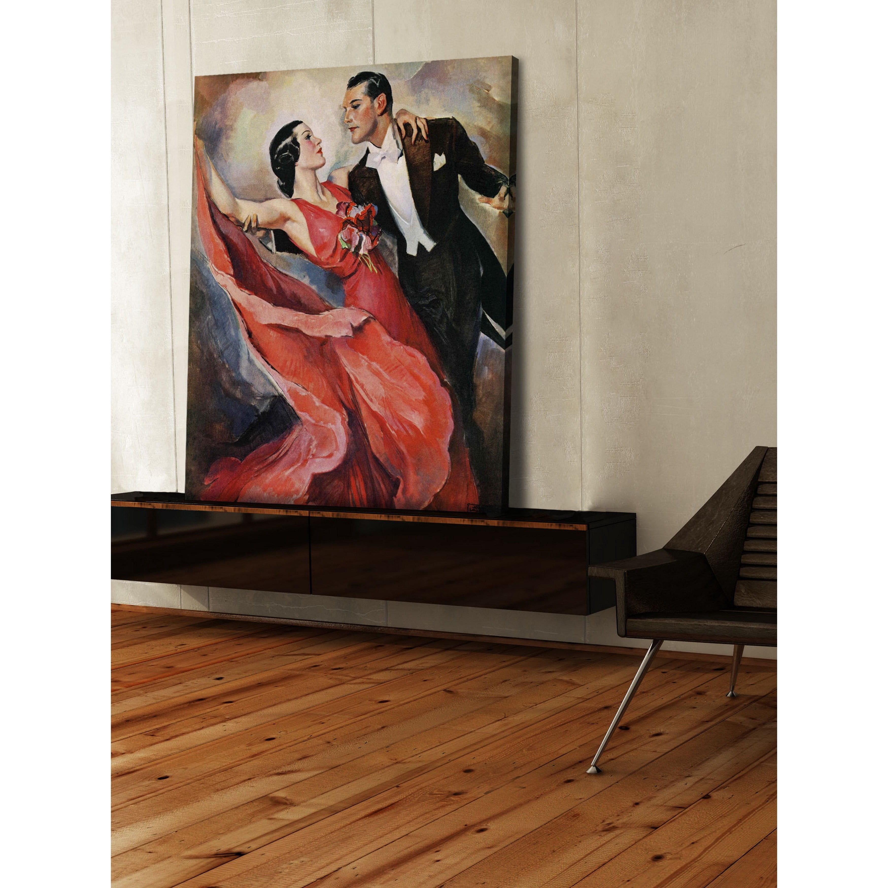 Marmont Hill "Ballroom Dancing" by John LaGatta Painting Print on Canvas