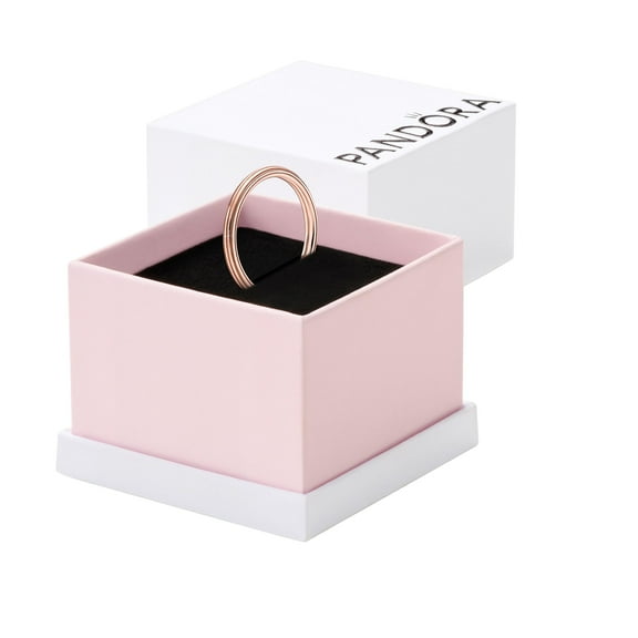 Pandora Me Ring 14K Rose Gold-Plated Ring, Size 48, With Gift Box