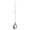 White, variant on Hecteas Ceramic Handle Stainless Steel Spoon – Long Handle Coffee Stirring Spoon with 304 Stainless Steel Head, Heat Resistant Tea Spoon for Dessert Ice Cream Yogurt, Dishwasher Safe Silverware