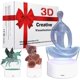 thumbnail image 1 of 3d Night Light3 Pattern y 16 Color Change Decor Lamptouch Usb Charge Night Desk Light con control remoto - El mejor regalo de cumpleaños de Navidad para niños Feliz Sencillez, 1 of 5