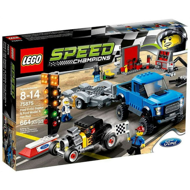 Speed Champions Ford F-150 Raptor & Ford Modèle A Hot Rod Ensemble LEGO 75875