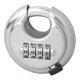 thumbnail image 1 of Candado de acero inoxidable de alta resistencia, diseño de grillete cerrado para unidades de almacenamiento seguras, cercas, garajes, cobertizos, remolques, puertas exteriores, almacenes, camiones de, 1 of 4
