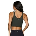 thumbnail image 4 of RBX Active Women's Corset Satin Piping Longline Sports Bra/Tank Top, 4 of 5