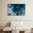 thumbnail image 2 of Elephant Stock Blue Ocean Waves Wall Art - Horizontal Canvas Wall Art - Living Room Wall Decor - Beach Canvas - Teal And White Decor - 39" x 26", 2 of 8