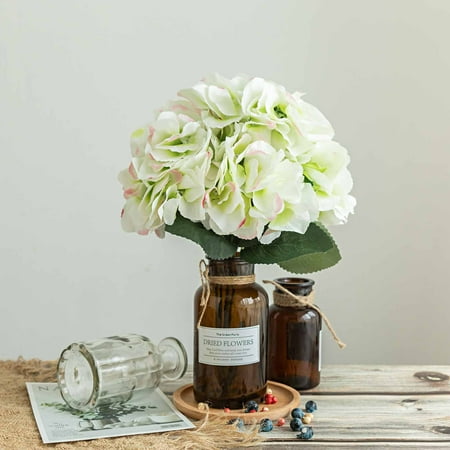 Gran Bouquet - BalsaCircle 25 Silk Hydrangea - 5 Bushes - Artificial Flowers Party Centerpieces Wedding Arrangements Bouquets