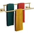 thumbnail image 1 of ERDS-24-Inch Towel Bars Double Bath Towel Rails Bathroom Holder Racks for Cabinet Kitchen Brushed Gold Stainless Steel B5009BG-L24, 1 of 4