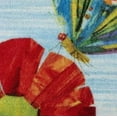 thumbnail image 2 of Eric Carle "The Very Hungry Caterpillar" Elementary Sun Scene Kids Machine Washable Area Rug, Blue/Green, 6'6"x9'5", 2 of 11