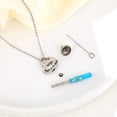 thumbnail image 2 of Cremation Urn Jewelry for Ashes, Ash Keepsake Urn Necklace for Man Women,Waterproof Memorial Pendant with free filling kit for Dad/Mom/Brother/Daughter/Son/Papa/Wife, 2 of 6