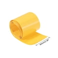 thumbnail image 2 of PVC Heat Shrink Tubing 60mm Flat Width Pre Cut Heat Shrink Wrap Tube for Three 18650 2m Long Yellow, 2 of 4