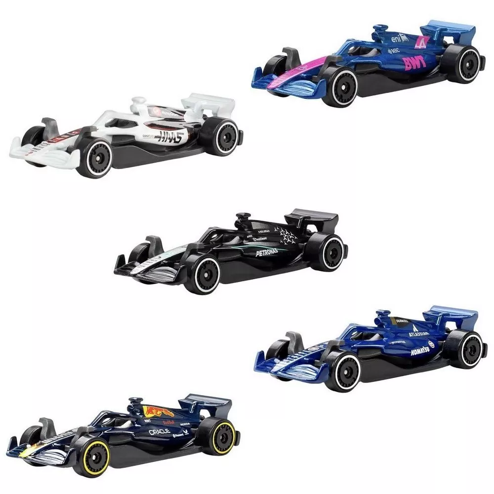 Hot Wheels Formula 1 5-Pack 2026 RedBull AMG Petronas BWT Alpine Haas Williams