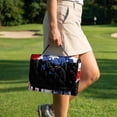 thumbnail image 3 of HUIACONG US Flag Golf Golf Cart Seat Covers Anti-Slip 4 Pocket Golf Cart Seat Covers Club Car Comfortable Portable Fit Most Cars EZGO Yamaha Club Car, 3 of 7