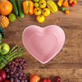 thumbnail image 5 of Ceramic Heart Shaped Bowl Small Serving Dish Multi Use Bowl For Sauce Snacks Dipping Fruit Nuts Candy,Pink-8Cm, 5 of 5