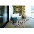 thumbnail image 2 of Linon Outdoor Washable Area Rug Collection, Ivory and Blue, 3' x 5', 2 of 7