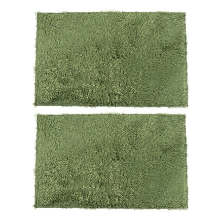 PTOOTP 2Pcs Green Moss Reptile Carpet Mats Comfortable Heat Retention Habitat Cushions for Reptiles and Amphibians