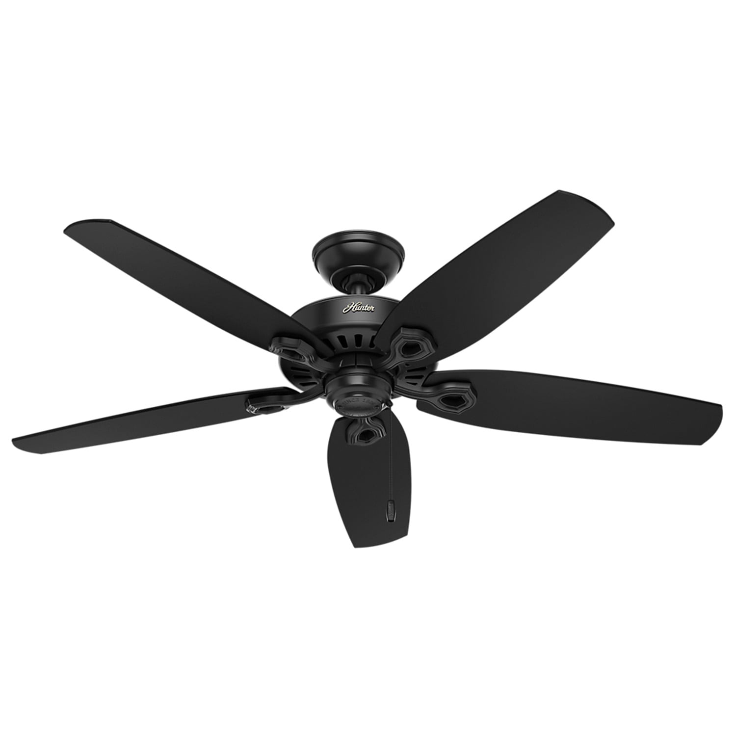 Photo 1 of Hunter 52" Builder Matte Black Ceiling Fan with Pull Chain