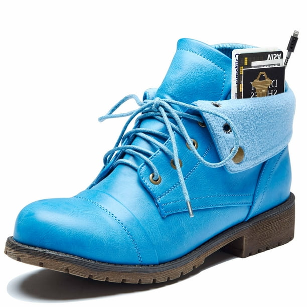 flat boots lace up