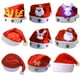 thumbnail image 2 of 2024 Cute Christmas Hat Kids/Adults Red Non-woven Plush Cap Led Light Santa's Hat For Home Office Bar Christmas Party Decoration, 2 of 5