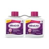 Mira LAX Powder Laxative 2 Pack 20.4 ounces.