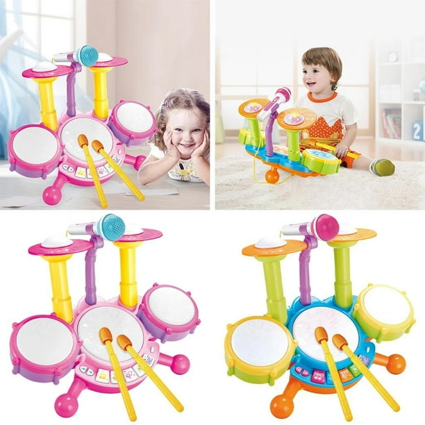 Kids Drum Set for Toddlers 13, Musical Instruments Toddlers Drum Toys