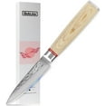 thumbnail image 5 of Qulajoy Damascus 3.5 Inch Paring Knife, Professional Sharp Japanese Kitchen Knives with Ergonomic Wood Handle, 5 of 6