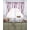 Purple, variant on Green Pink Weeping Eucalyptus Swag Valances for Windows, Small Curtains Drapes, Spring Summer Farmhouse Leaves Kitchen Window Curtains Over Sink Window Treatment Valance for Bedroom/Bathroom 56"x36"