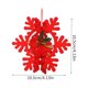 thumbnail image 2 of Xihbxyly Adorno de Copo de Nieve Hueco, Colgante Tridimensional de Madera para Árbol de Navidad, Estilo Muñeco Navideño Detallado, Decoración Festiva para El Hogar, Celebración Navideña. El Paquete I, 2 of 2