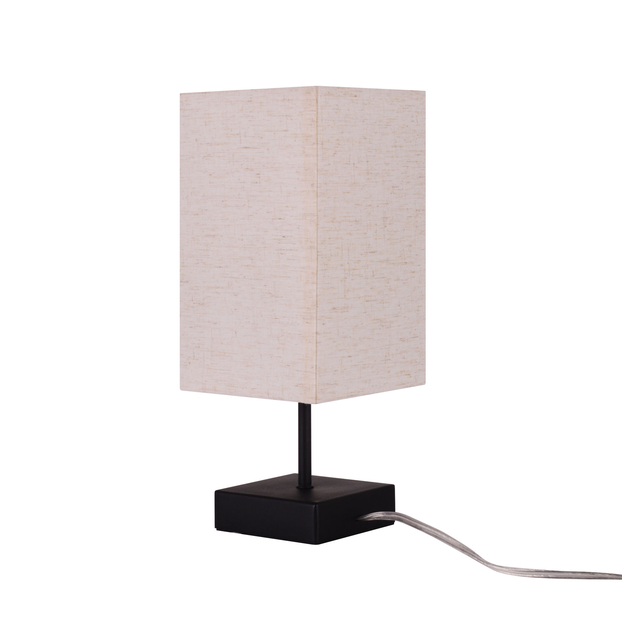 Mainstays Modern Table Lamp with USB Charging Ports photo 4