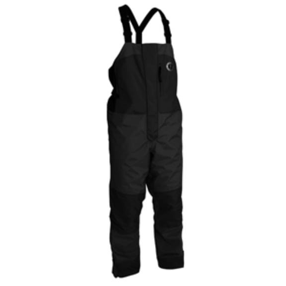 22" Black Mustang Waterproof Multipurpose Catalyst Large Flotation Bib Pant