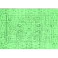 thumbnail image 1 of Ahgly Company Indoor Rectangle Persian Emerald Green Traditional Area Rugs, 8' x 10', 1 of 4
