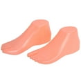 thumbnail image 1 of 1Pair Hard Plastic Adult Feet Mannequin Foot Model Tools for Shoes Display, 1 of 12