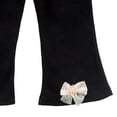 thumbnail image 7 of ZVAVZ Girls Corduroy Flare Pants Fall Winter Bell Bottoms Trousers with Pockets High Waisted Bell Bottoms Cute Pants Black 1-2Years, 7 of 7