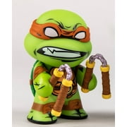 Kidrobot Teenage Mutant Ninja Turtles: Michelangelo Turtle, with Stylish Window Box (3"), Including Signature Weapon