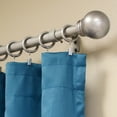 thumbnail image 4 of Lumino 1 Inch Nickel Ball, Single Curtain Rod Set, 42-120" Width, 4 of 4