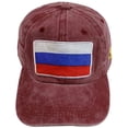 thumbnail image 3 of Russia Flag Baseball Cap RU Embroidered Polo Style Military Army Washed Cotton Hat, 3 of 4