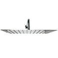 thumbnail image 3 of Westbrass SHS1616-26 16" Square Thin High Pressure Rainfall Shower Head, Polished Chrome, 3 of 7