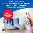 thumbnail image 6 of Lysol Disinfectant Spray for Sanitizing Antibacterial Disinfecting, Early Morning Breeze, 19 fl oz, 6 of 12