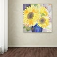 thumbnail image 4 of Trademark Fine Art "Sunflower Blossom Bouquet" Canvas Art by Sheila Golden, 4 of 4