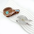 thumbnail image 6 of Creative Tennis Racket Hair Clip NonSlip Grip Sports Theme Hair Accessory For Women Girls Daily Use, 6 of 8