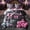 Black Pink, variant on Fire Skull Bedding Set 3D Flame Skull Bed In A Bag With Sheets For Adults Men Bedroom Decor,Gothic Skeleton Twin Comforter Set 7 Piece Fiery Style Black Tint Soft Lightweight Bed Set