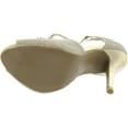 thumbnail image 4 of Bonnibel Womens Tiara-2 Stiletto Heel Glitter Evening Wedding Promo Sandals Shoes, 4 of 4