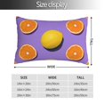 thumbnail image 2 of Fotbe Yellow Lemon And Orange Funda de Almohada Decorativa Estilo Occidental, Lujo en Algodón, Fundas para Almohadas King, Cojín Estampado para Decoración del Hogar-20"x30", 2 of 6
