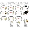 thumbnail image 4 of RJ9 RJ10 RJ22 4P4C 4-PIN to RJ12 RJ11 6P6C 6-PIN Phone Headset Jack Male Cable Adapter FX462, 4 of 5