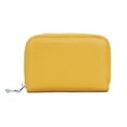 thumbnail image 2 of Genuine Leather RFID Credit Card Holder for Women and Men Zipper Cards Case Small Card Wallets, 2 of 7