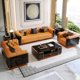 thumbnail image 4 of High end cowhide sofa for large living room units My Lux Decor Round, 4 of 5