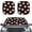 Baseball Bat Pattern, variant on XYZCANDO Vehicle Front Window Sun Shade with Stained Glass Dragonfly Design, 2 Pack for Blocking Heat and Protecting Vehicle Interior