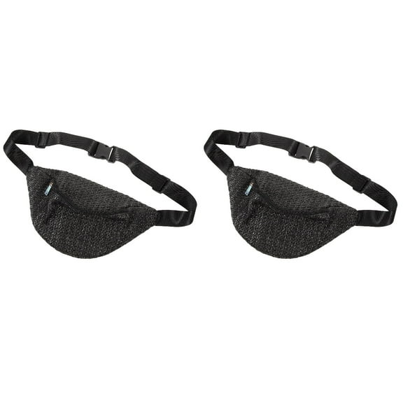 MLINS 2pcs Belt Waist Bag Women Travel Pouch Woven Belt Bag Women Waist Bag Fashion Waist Bag Fanny Pack