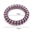 thumbnail image 3 of Triani 10Pcs helicalCoil Hair Ties For Women Phone Cord Bracelet Elastic Col Ponytail Holders Colorful Hair Coils Plastic Scrunchies Bulk Coil Bracelets Twist helicalRubber Hair Bands(Random Color), 3 of 8