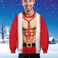 thumbnail image 4 of Sweater Camiseta Para Hombres Mujeres Impresión Digital 3D Cuello Redondo Pullover Sudaderas Para Otoño Invierno Fiesta De Navidad seitruly HA046662-03, 4 of 6