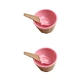 thumbnail image 2 of Billuyoard Taza de helado para niños Postre Helado Tazón de PP con cuchara Vajilla Vajilla Type5 NO5, 2 of 6